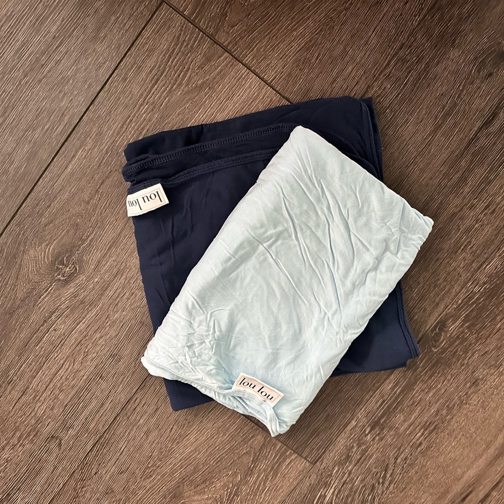 (2) Lou Lou and company swaddles